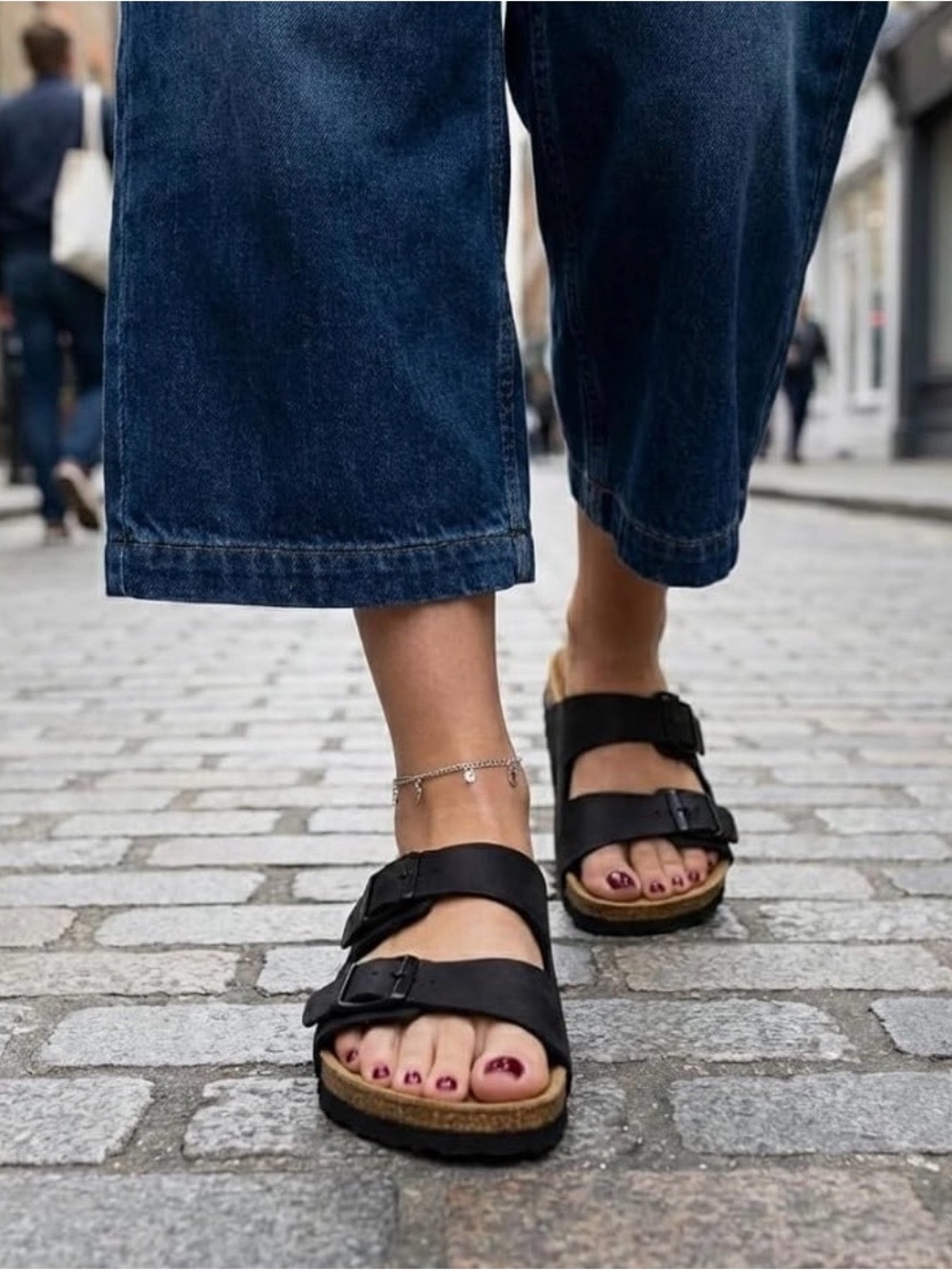 New Cushonaire Cork Foot bed Sandal Size 6M